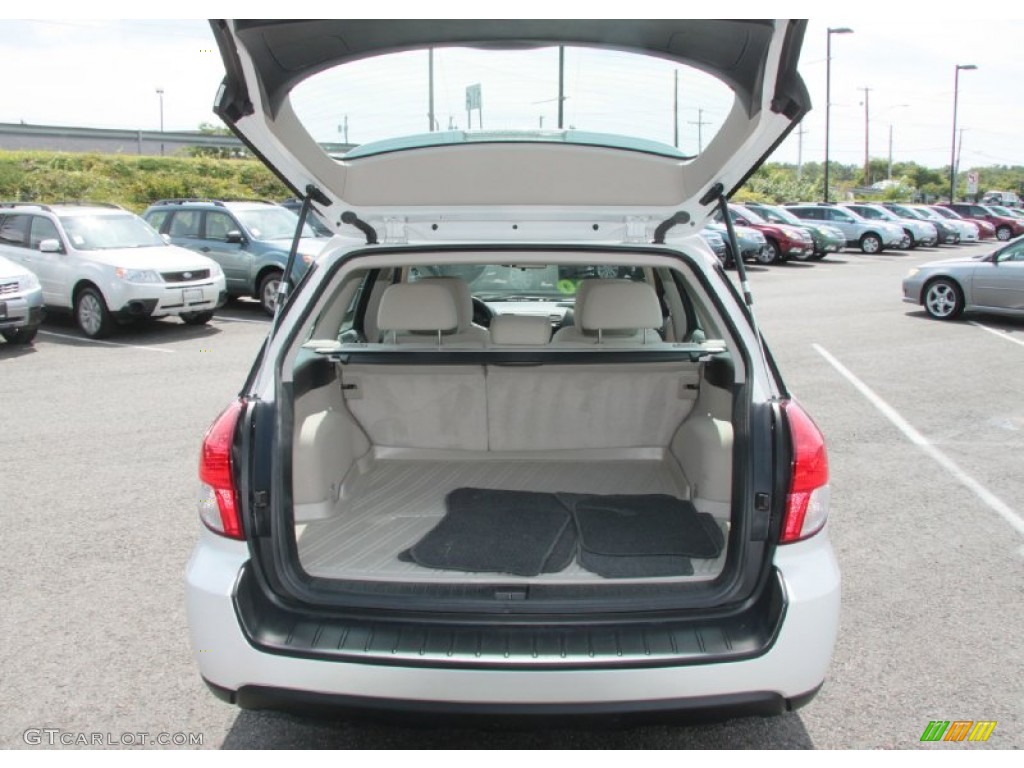 2009 Outback 2.5i Special Edition Wagon - Satin White Pearl / Warm Ivory photo #9