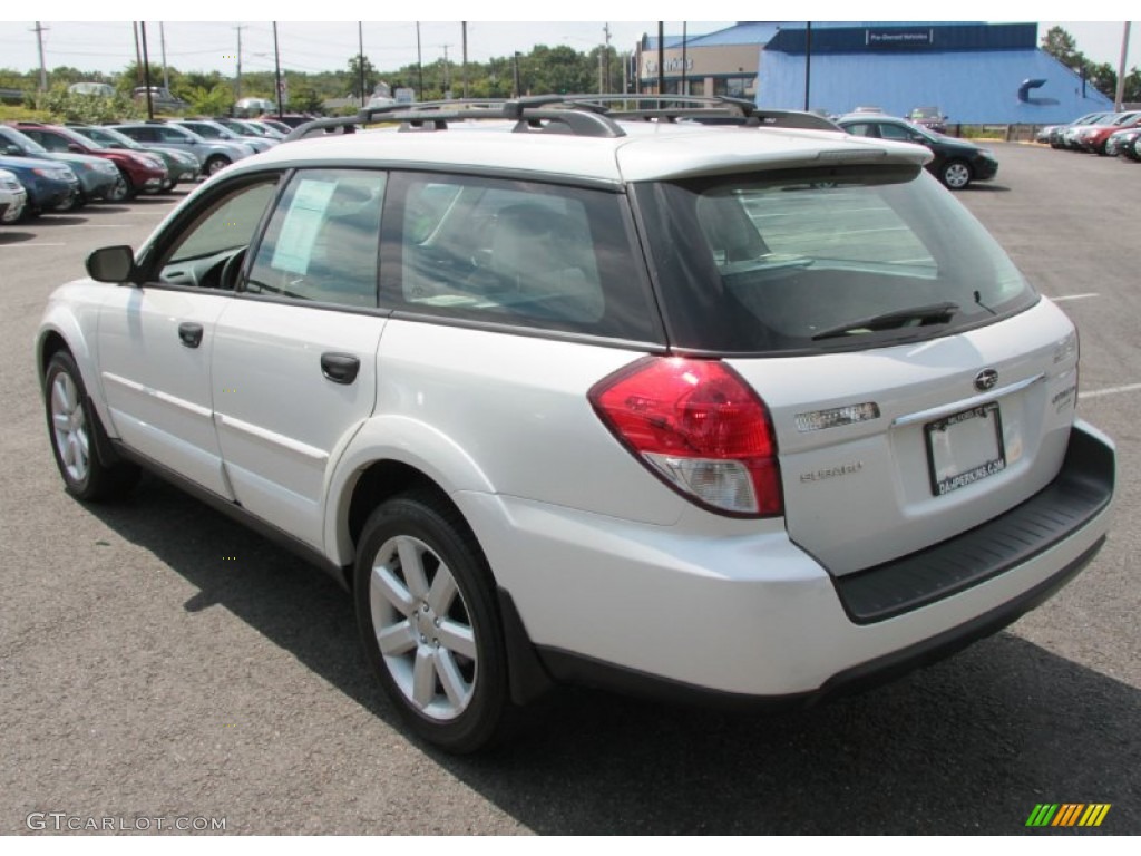 2009 Outback 2.5i Special Edition Wagon - Satin White Pearl / Warm Ivory photo #10