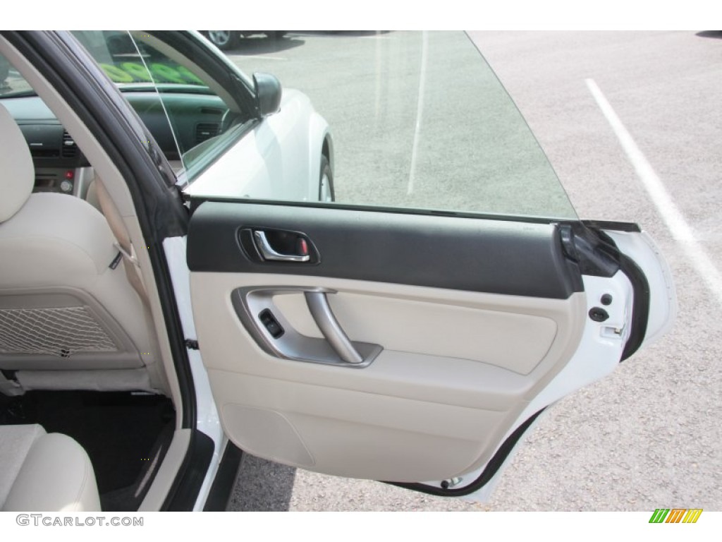 2009 Outback 2.5i Special Edition Wagon - Satin White Pearl / Warm Ivory photo #19