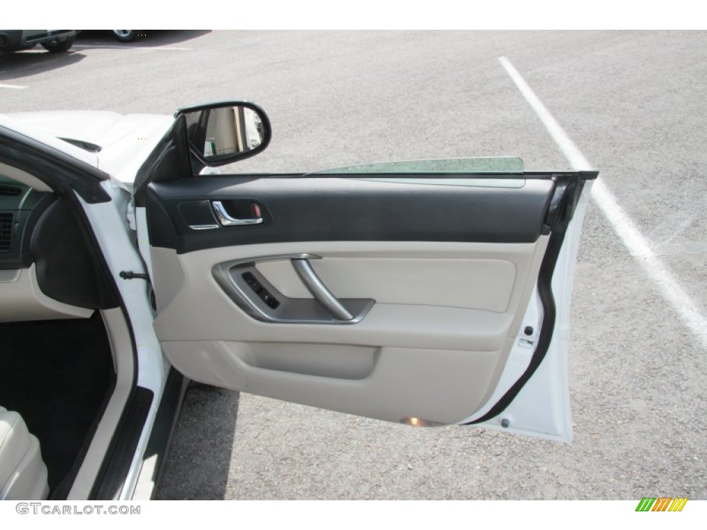 2009 Outback 2.5i Special Edition Wagon - Satin White Pearl / Warm Ivory photo #20