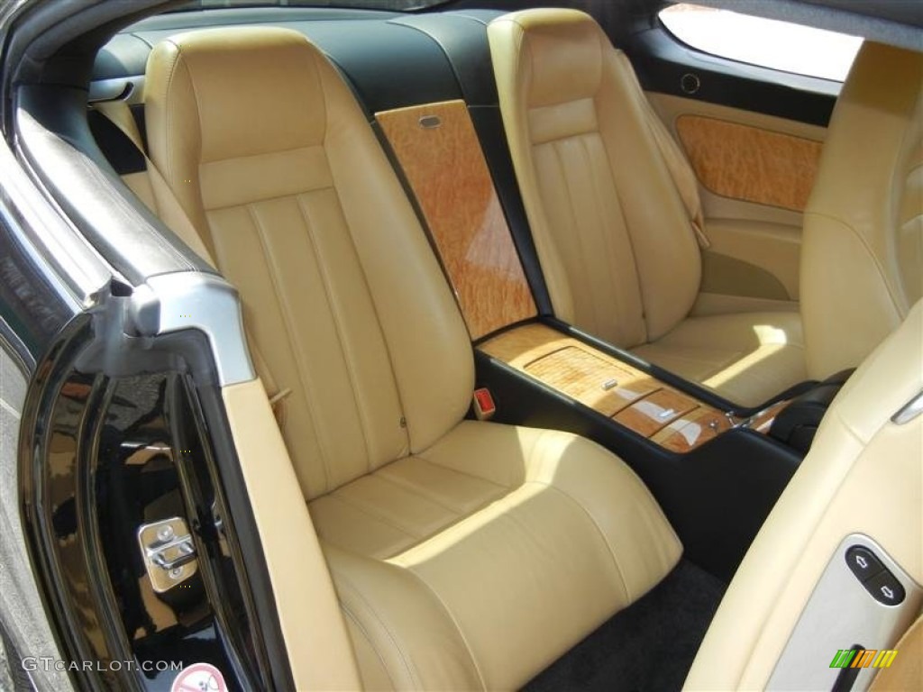 2005 Bentley Continental GT Standard Continental GT Model Rear Seat Photo #69827314