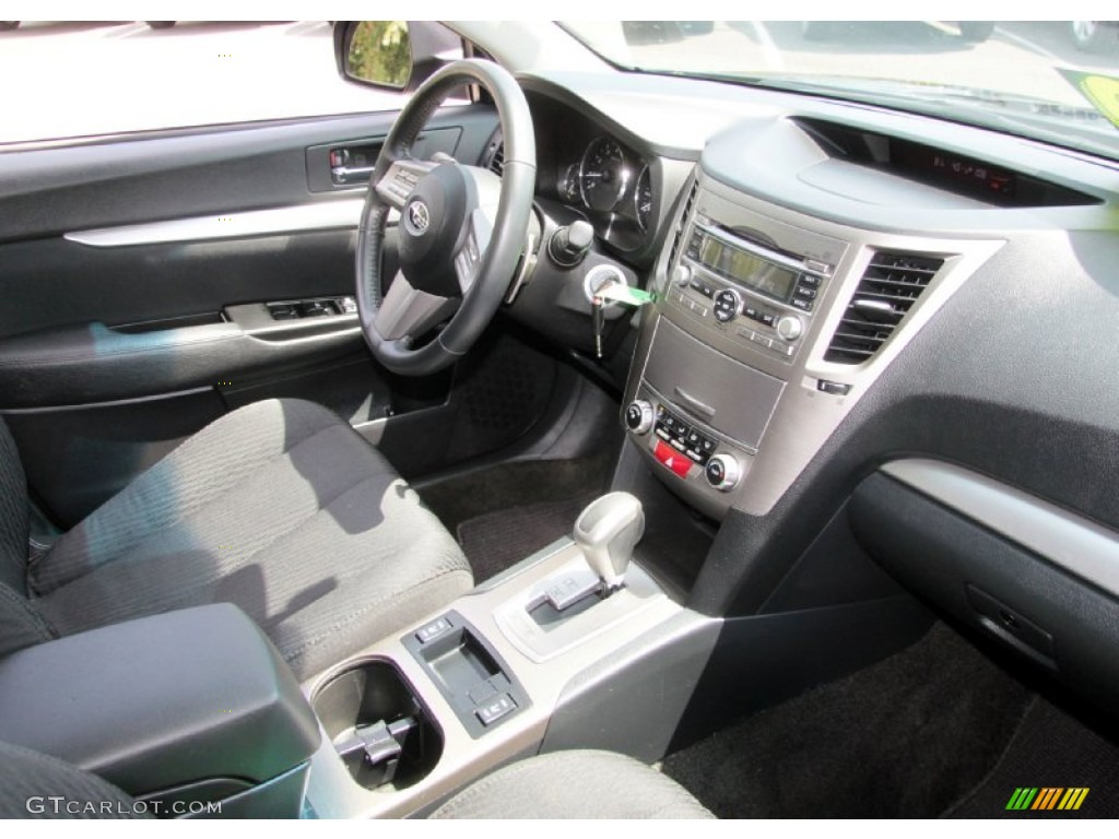 2011 Outback 2.5i Premium Wagon - Graphite Gray Metallic / Off Black photo #5