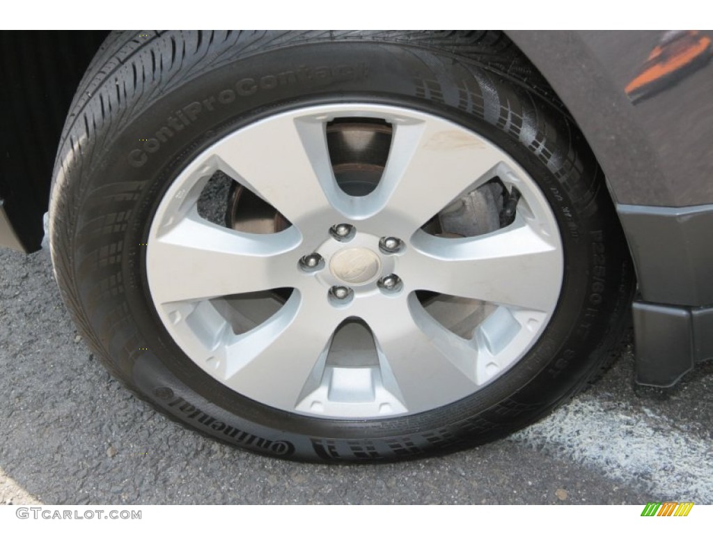 2011 Outback 2.5i Premium Wagon - Graphite Gray Metallic / Off Black photo #22