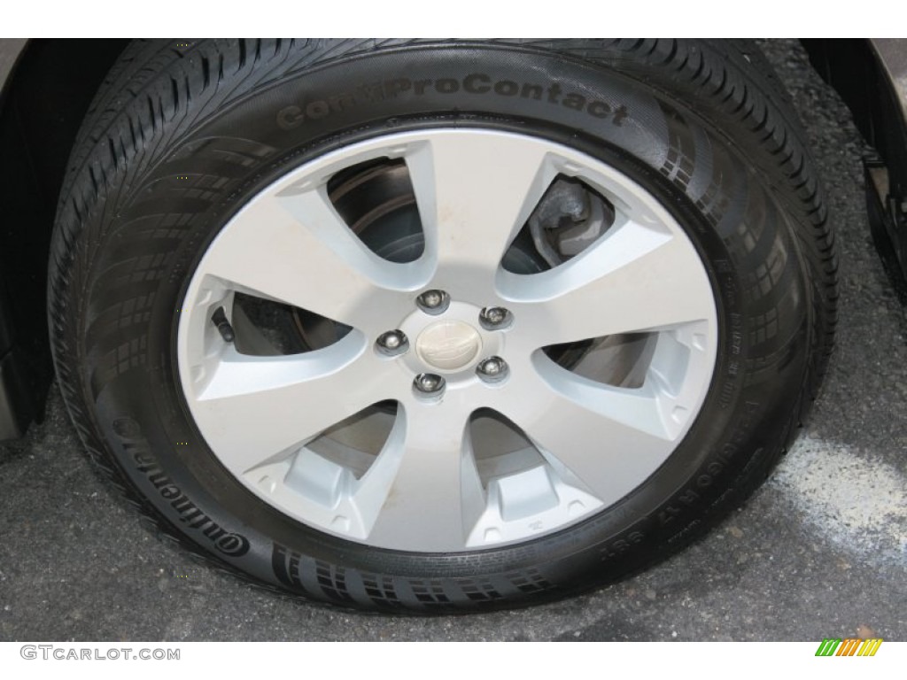 2011 Outback 2.5i Premium Wagon - Graphite Gray Metallic / Off Black photo #23