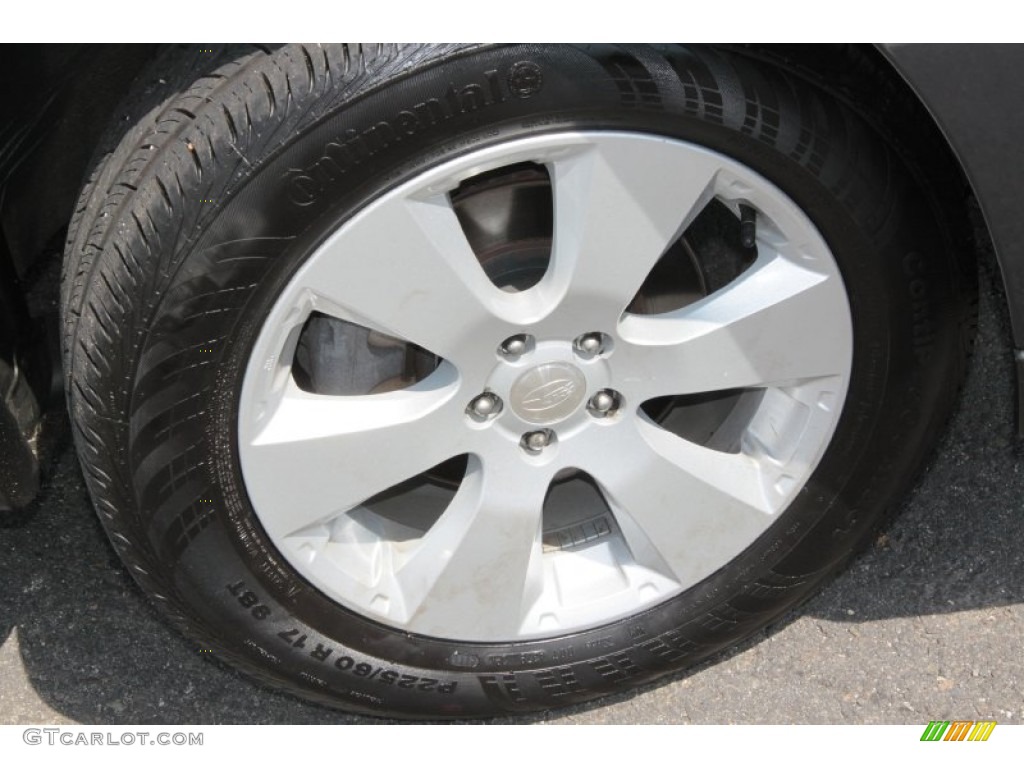 2011 Outback 2.5i Premium Wagon - Graphite Gray Metallic / Off Black photo #25