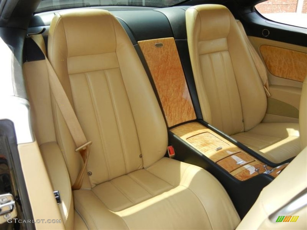 2005 Bentley Continental GT Standard Continental GT Model Rear Seat Photo #69827821