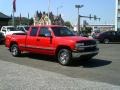1999 Victory Red Chevrolet Silverado 1500 LS Extended Cab 4x4  photo #6