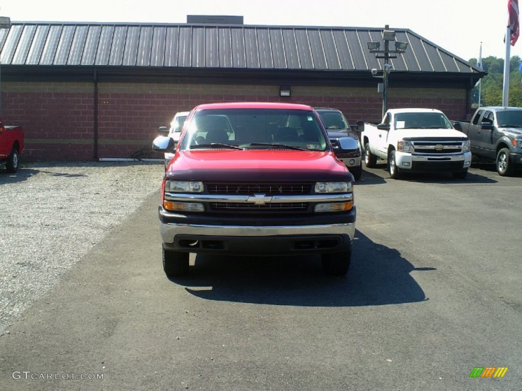 1999 Silverado 1500 LS Extended Cab 4x4 - Victory Red / Graphite photo #7