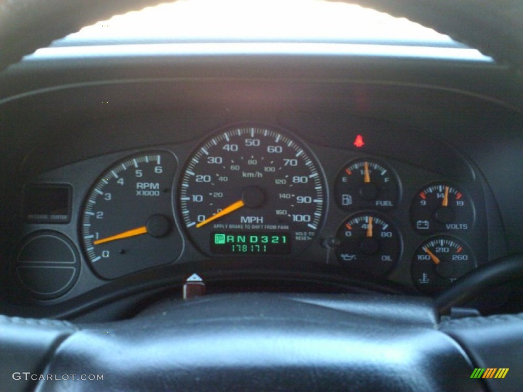 1999 Chevrolet Silverado 1500 LS Extended Cab 4x4 Gauges Photo #69829465