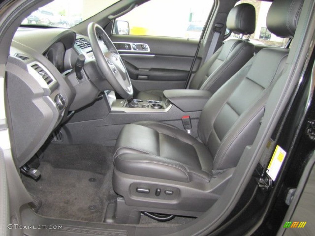 Charcoal Black Interior 2013 Ford Explorer XLT Photo #69830284