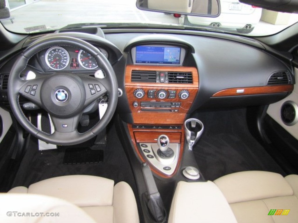 2008 BMW M6 Convertible Sepang Beige Dashboard Photo #69830989