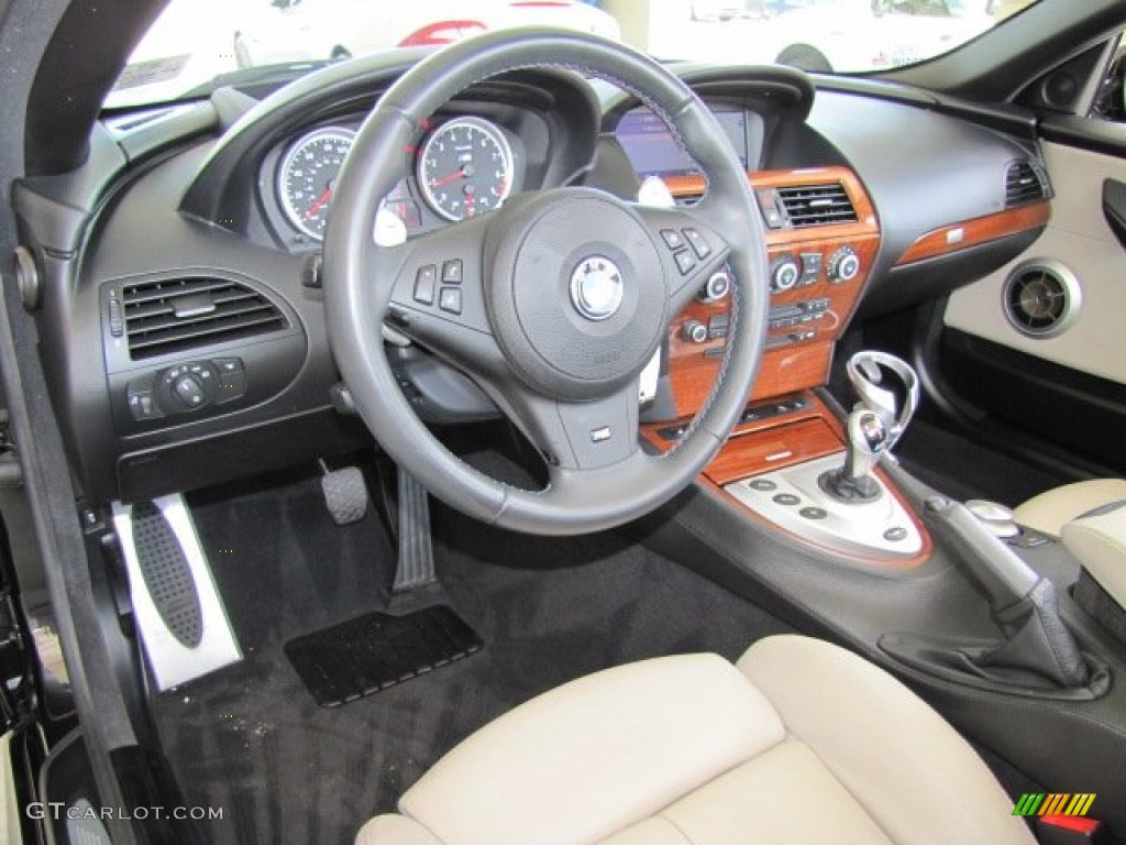 Sepang Beige Interior 2008 BMW M6 Convertible Photo #69831094