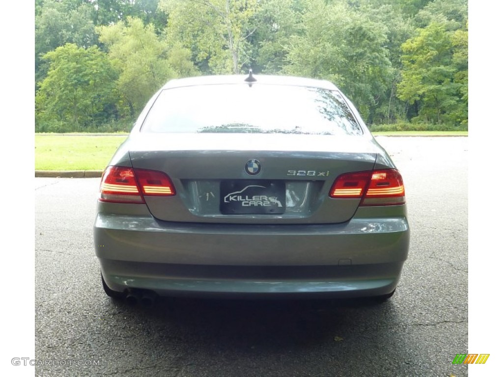 2007 3 Series 328xi Coupe - Titanium Silver Metallic / Coral Red/Black photo #5