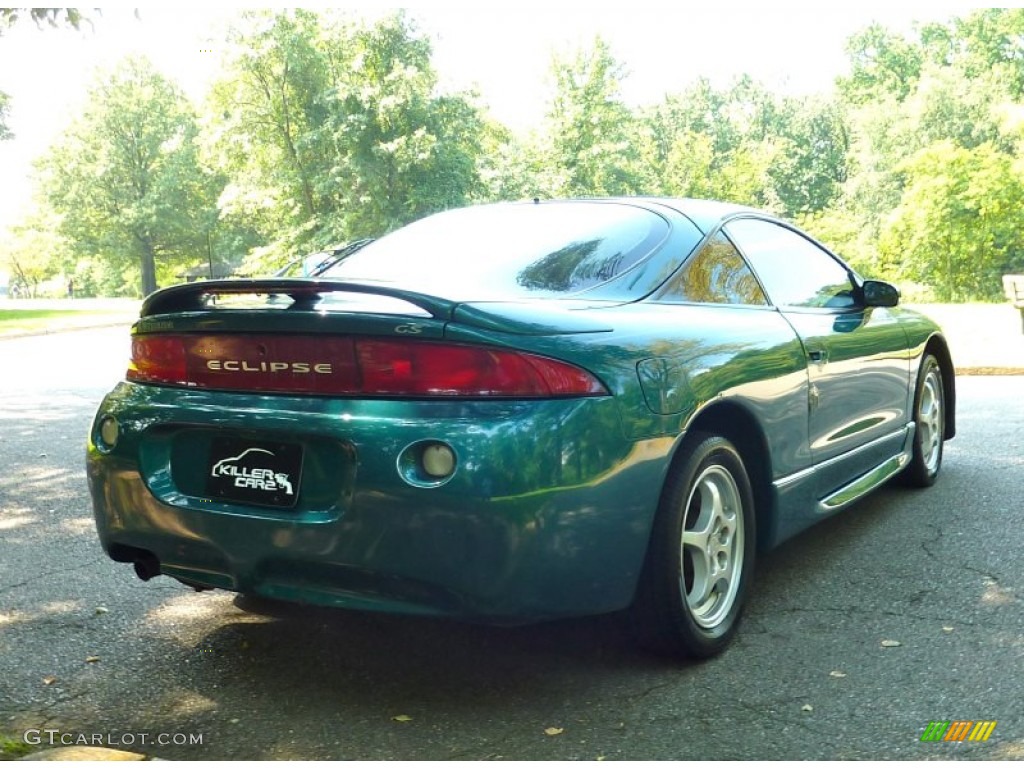 1997 Eclipse GS Coupe - Monarch Green Pearl Metallic / Beige photo #4