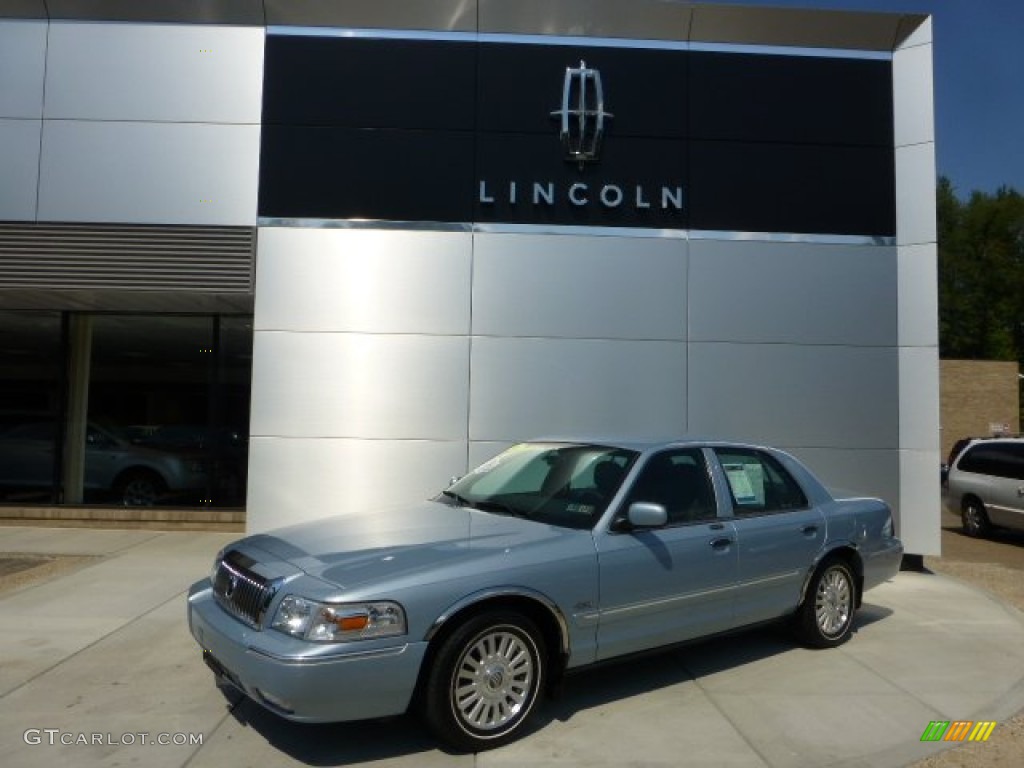 2006 Grand Marquis LS Ultimate - Light Ice Blue Metallic / Charcoal Black photo #1