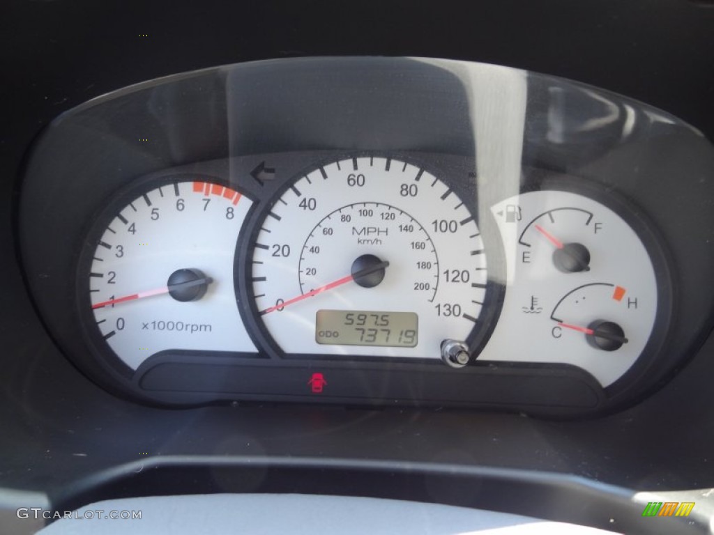 2004 Accent GL Coupe - Stormy Gray / Gray photo #13