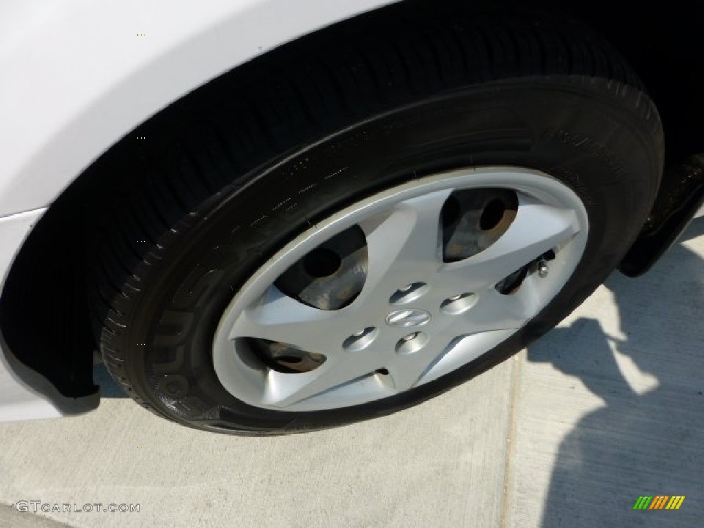 2006 Elantra Limited Sedan - Nordic White / Beige photo #9