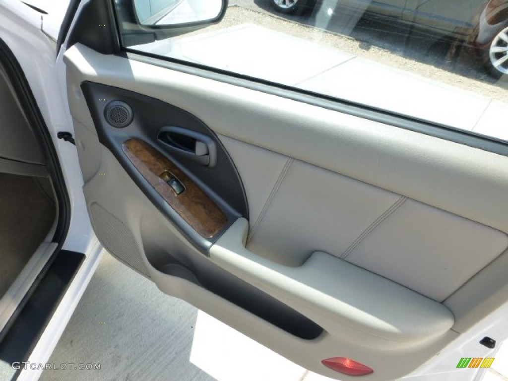 2006 Elantra Limited Sedan - Nordic White / Beige photo #12