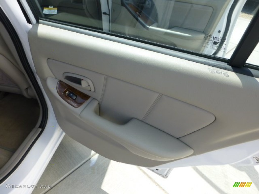 2006 Elantra Limited Sedan - Nordic White / Beige photo #14