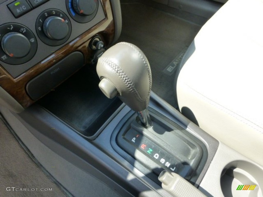 2006 Elantra Limited Sedan - Nordic White / Beige photo #22