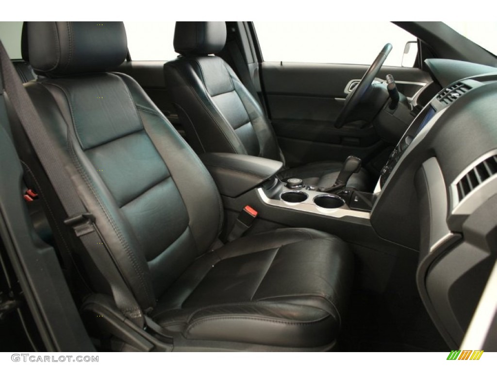 2012 Explorer XLT 4WD - Black / Charcoal Black photo #25