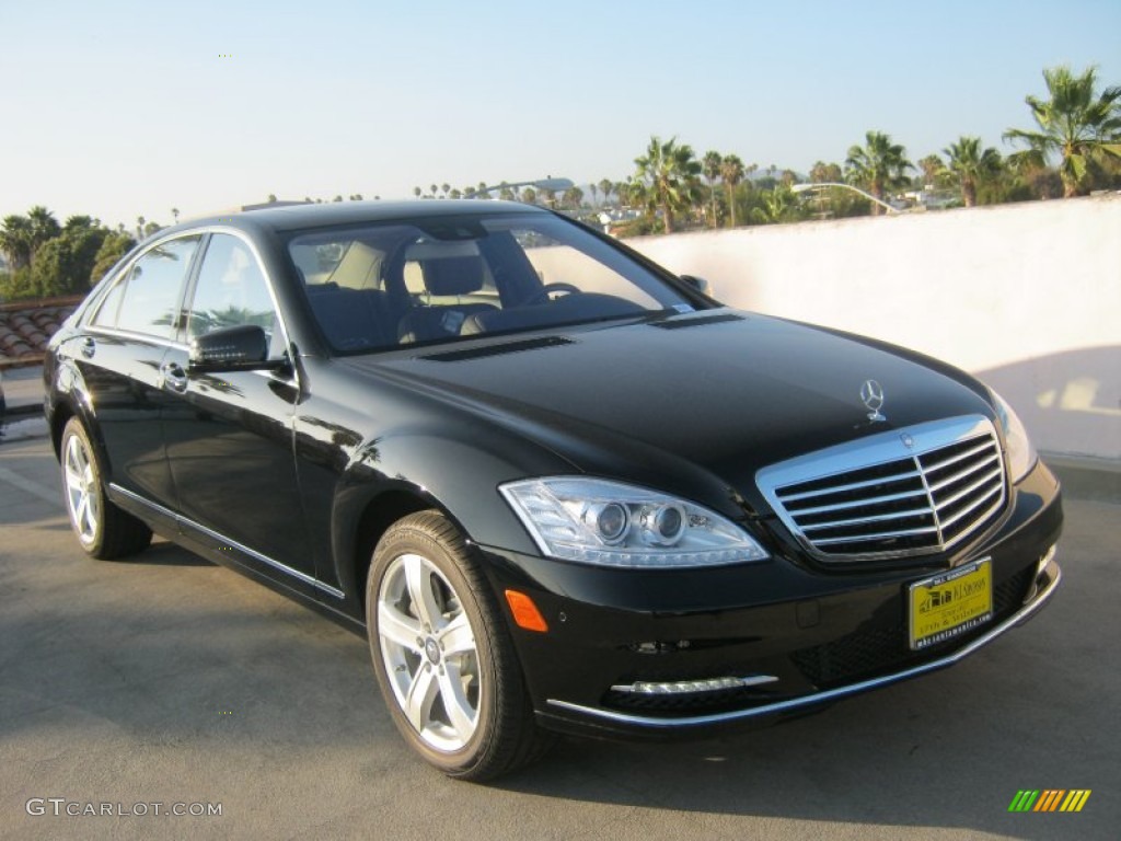 2013 S 550 Sedan - Black / Black photo #1