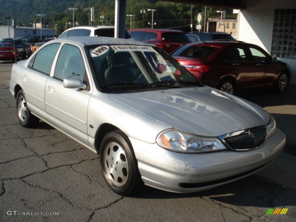 1999 Mystique GS - Silver Frost Metallic / Greystone photo #2