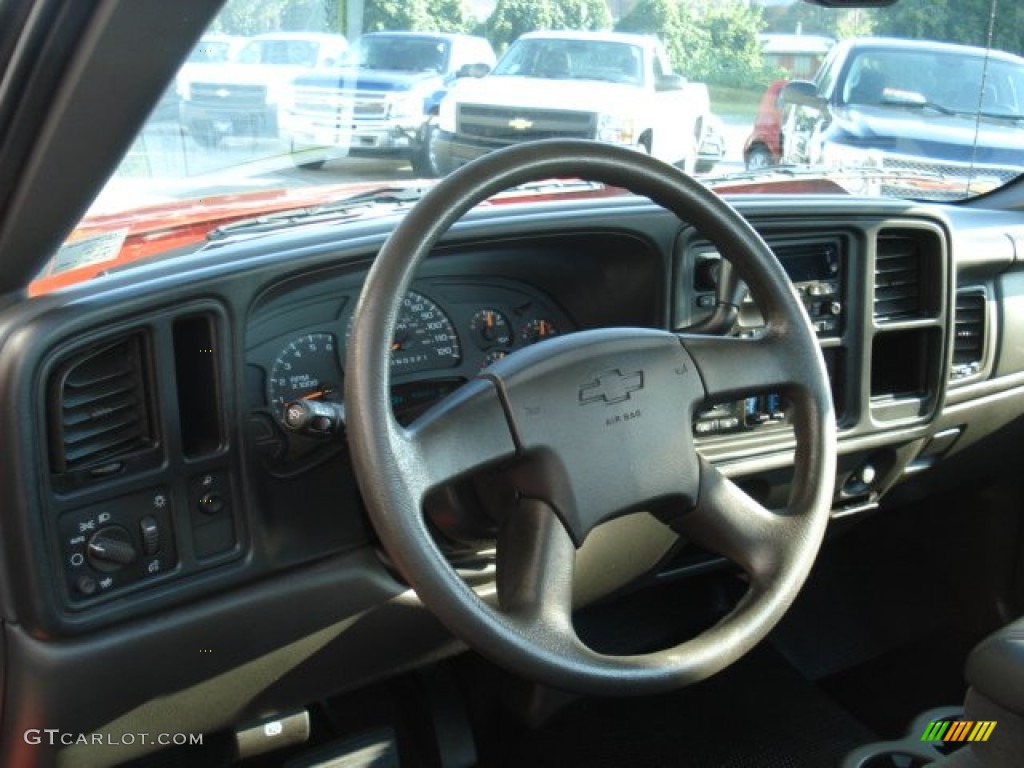 2007 Silverado 1500 Classic Work Truck Regular Cab - Victory Red / Dark Charcoal photo #7