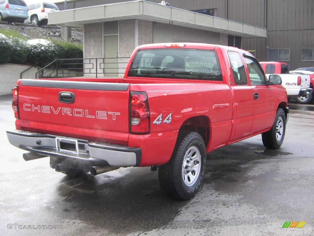 2005 Silverado 1500 Z71 Extended Cab 4x4 - Victory Red / Dark Charcoal photo #6