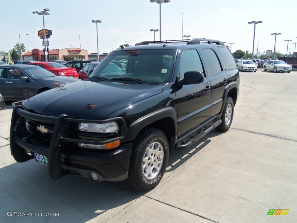 2005 Tahoe Z71 4x4 - Black / Tan/Neutral photo #5