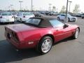  1989 Corvette Convertible Dark Red Metallic