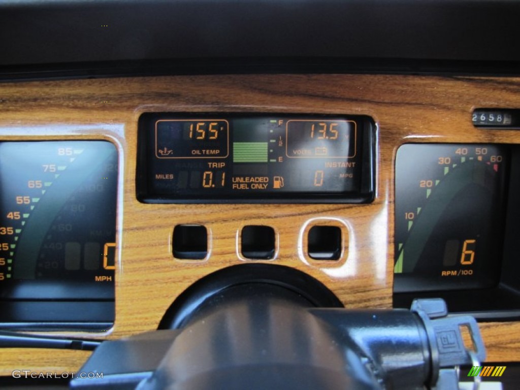 1989 Chevrolet Corvette Convertible Gauges Photo #69838171