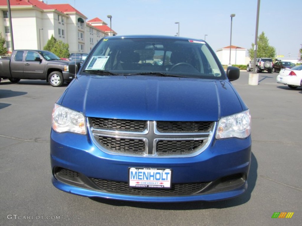 2011 Grand Caravan Express - Deep Water Blue Pearl / Black/Light Graystone photo #2