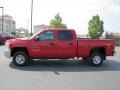 2009 Victory Red Chevrolet Silverado 2500HD LT Crew Cab 4x4  photo #4