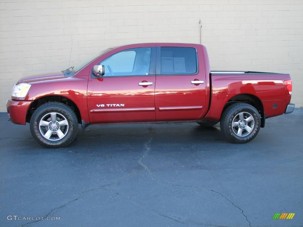 Red Brawn Nissan Titan