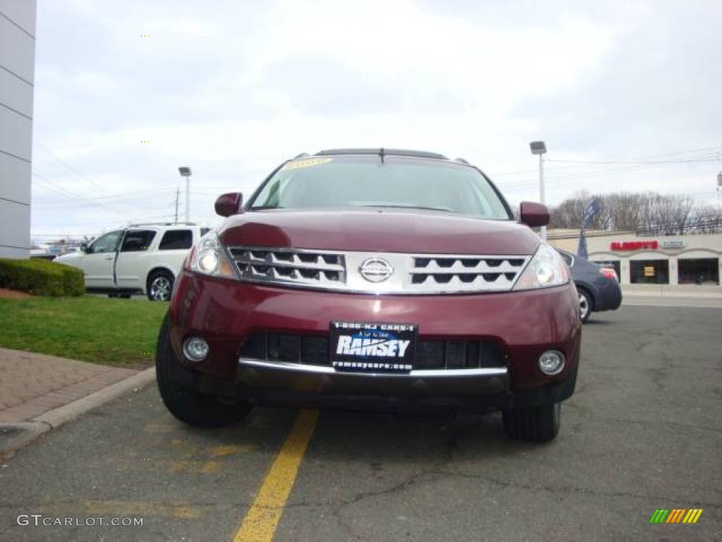 2006 Murano SL AWD - Merlot Pearl / Cafe Latte photo #1