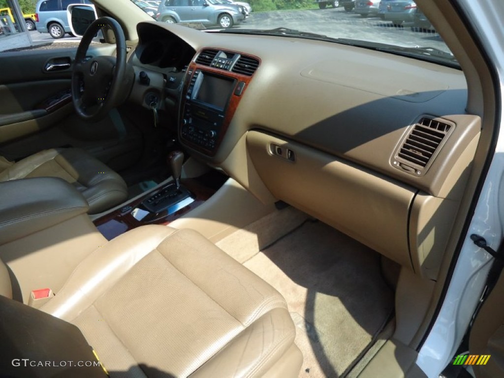 2004 MDX  - Aspen White Pearl / Saddle photo #15