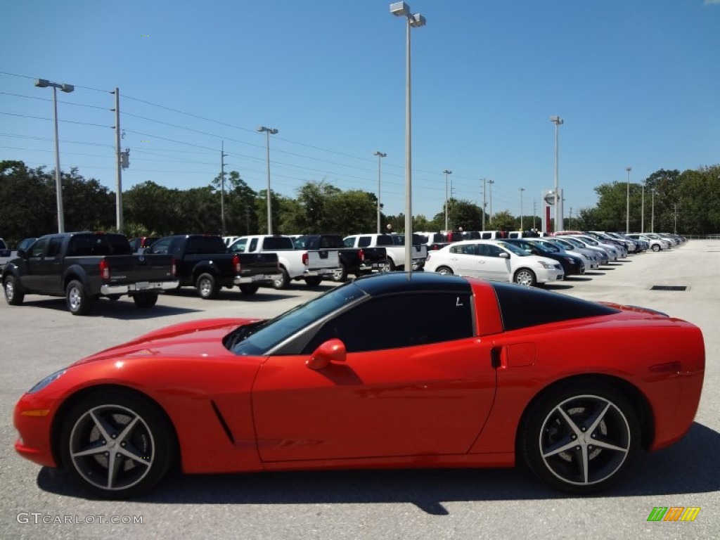 Inferno Orange Metallic 2011 Chevrolet Corvette Coupe Exterior Photo #69842173