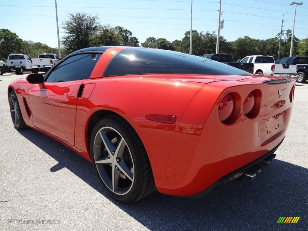 Inferno Orange Metallic 2011 Chevrolet Corvette Coupe Exterior Photo #69842179