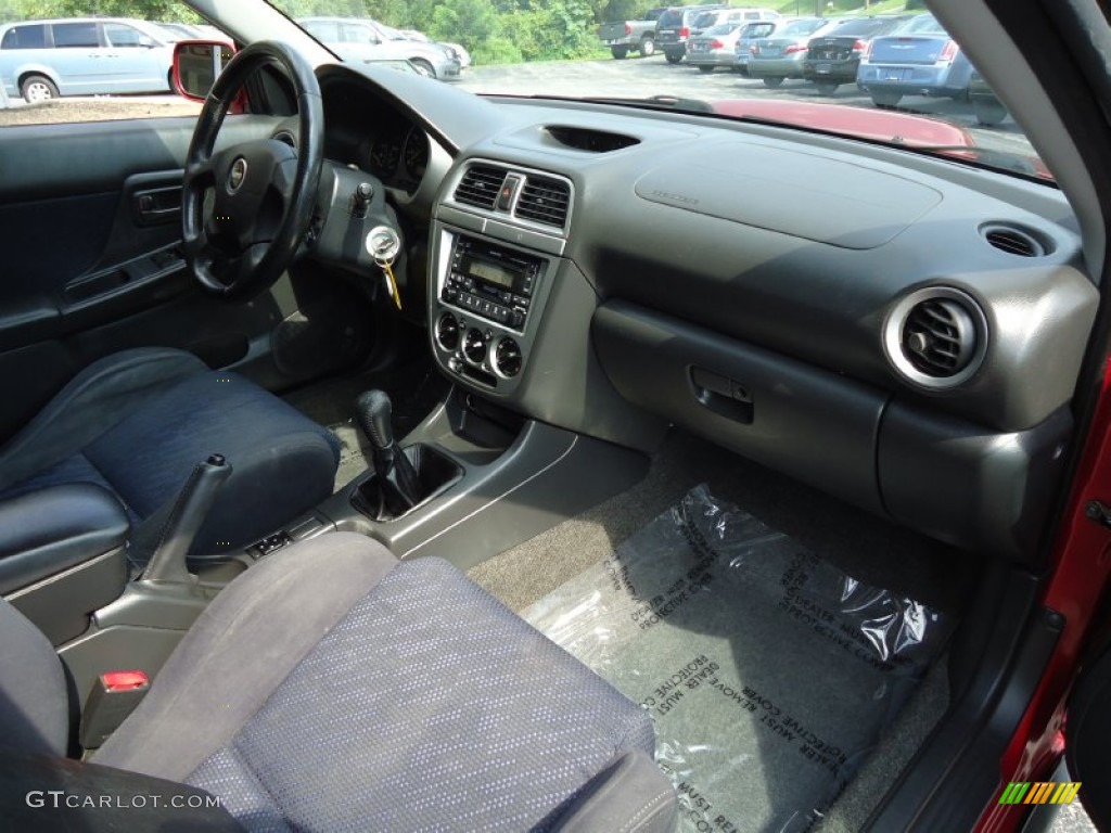 2003 Subaru Impreza WRX Sedan Black Dashboard Photo #69842329