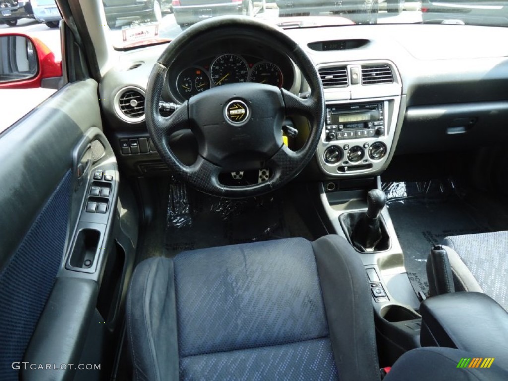 2003 Subaru Impreza WRX Sedan Black Dashboard Photo #69842371