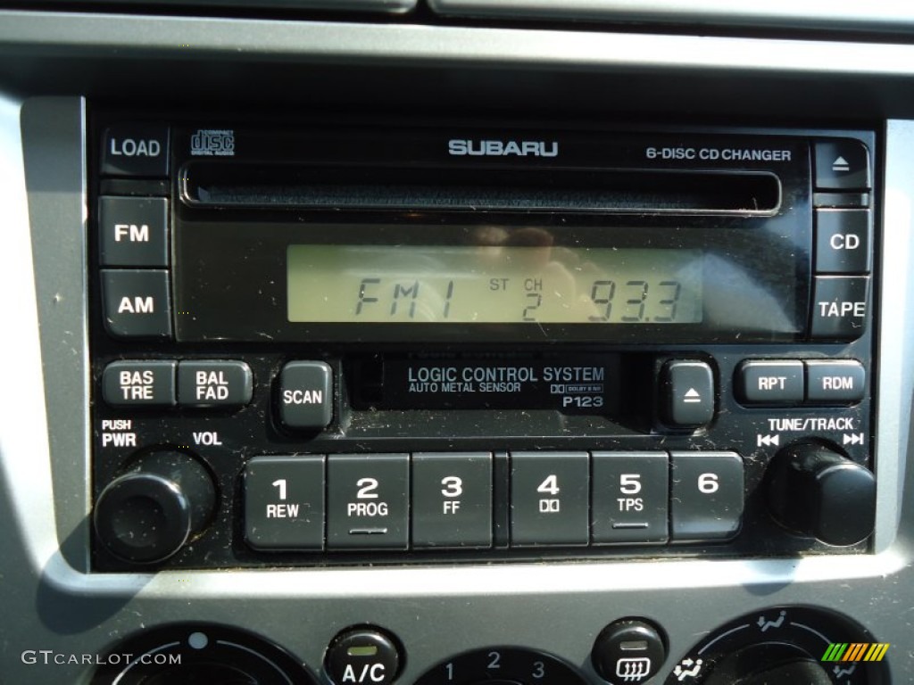 2003 Subaru Impreza WRX Sedan Audio System Photos