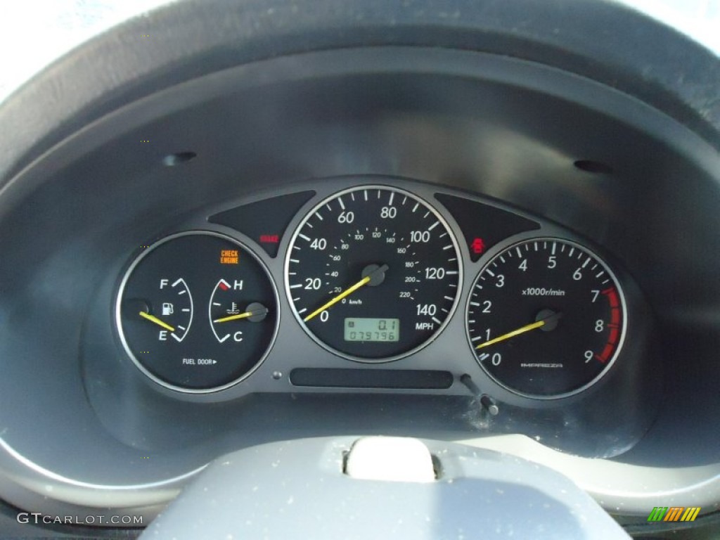 2003 Subaru Impreza WRX Sedan Gauges Photos