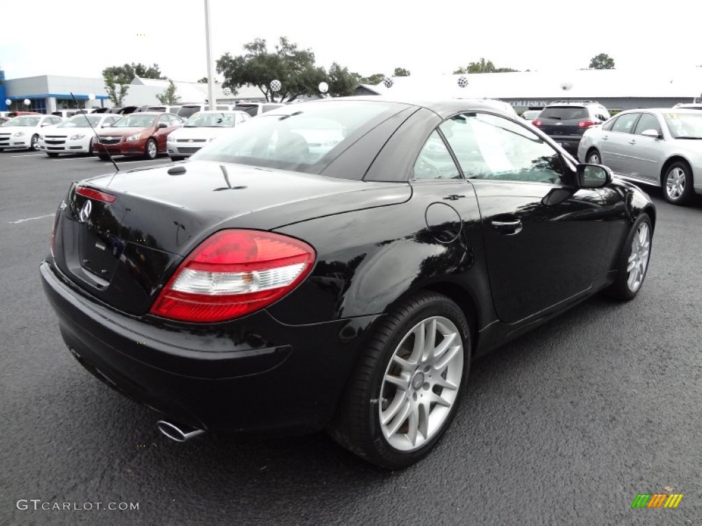 Caspian Blue Metallic 2008 Mercedes-Benz SLK 350 Roadster Exterior Photo #69843115