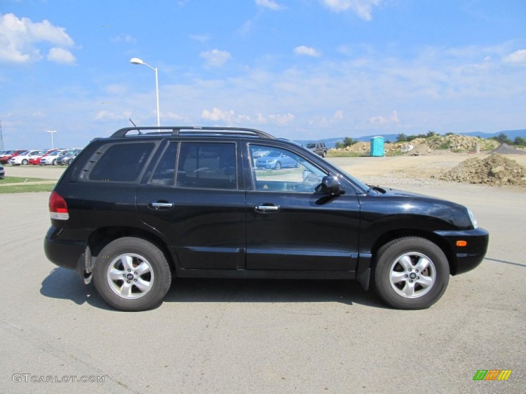 Black Obsidian 2006 Hyundai Santa Fe GLS 3.5 4WD Exterior Photo #69843940