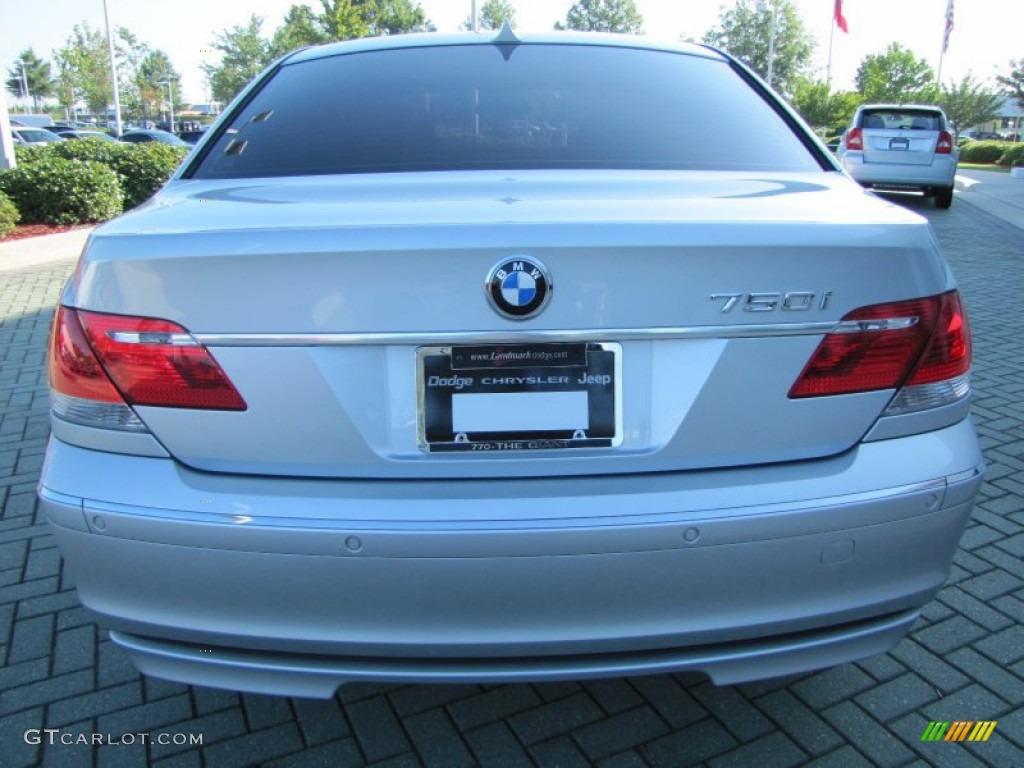 2006 7 Series 750i Sedan - Titanium Silver Metallic / Basalt Grey/Flannel Grey photo #4