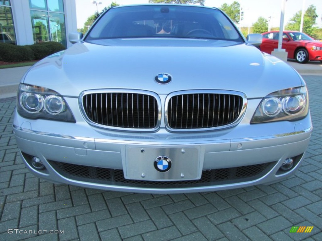 2006 7 Series 750i Sedan - Titanium Silver Metallic / Basalt Grey/Flannel Grey photo #8