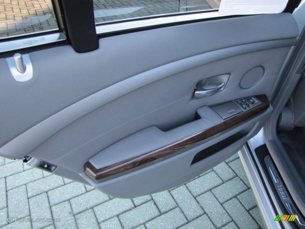 2006 7 Series 750i Sedan - Titanium Silver Metallic / Basalt Grey/Flannel Grey photo #14