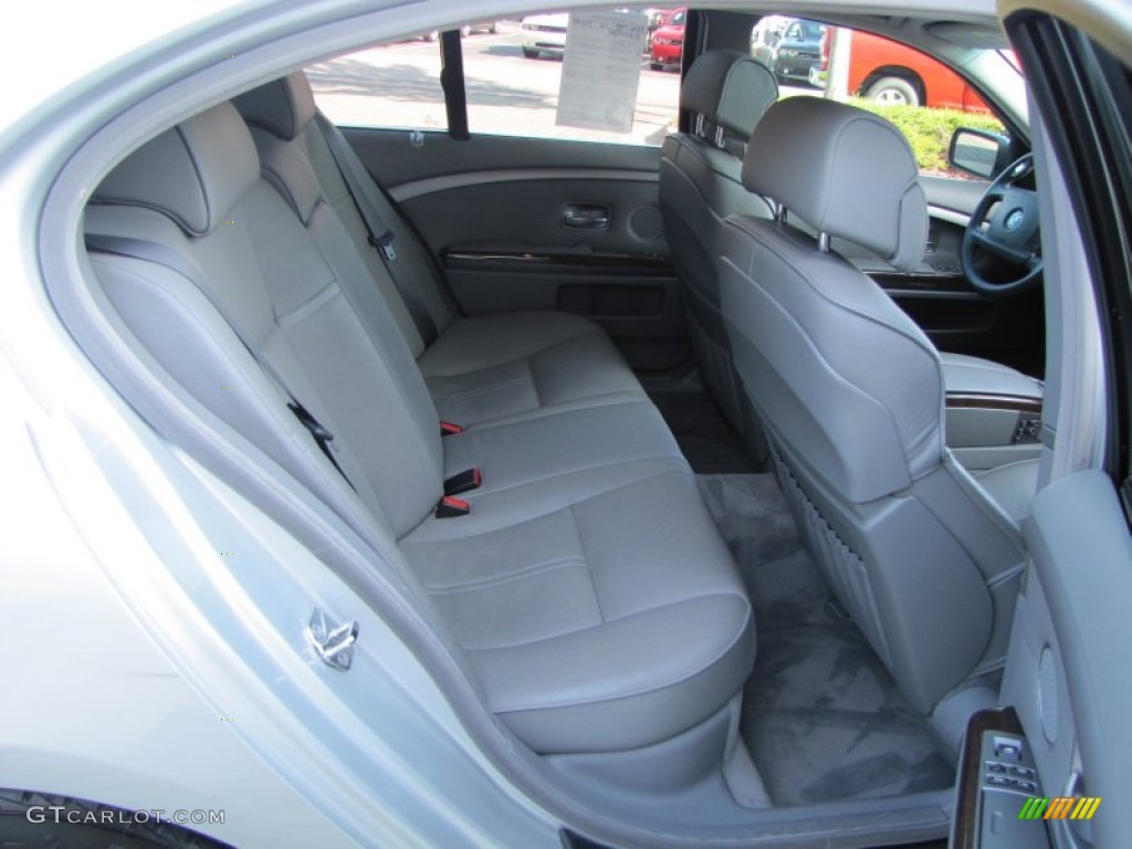 2006 7 Series 750i Sedan - Titanium Silver Metallic / Basalt Grey/Flannel Grey photo #15
