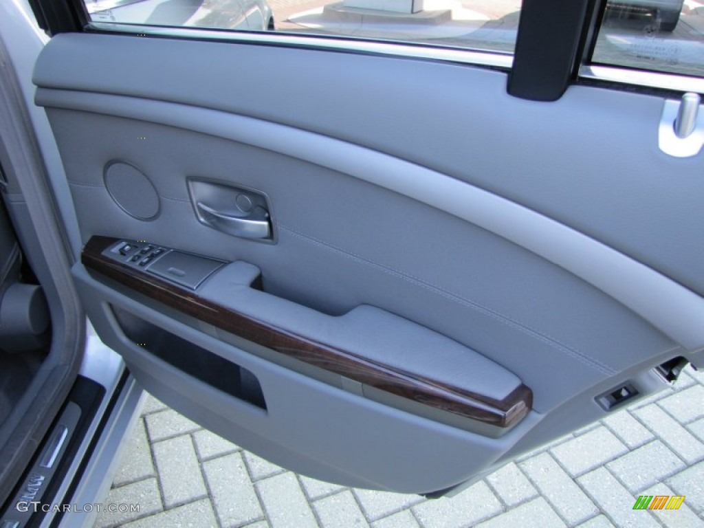 2006 7 Series 750i Sedan - Titanium Silver Metallic / Basalt Grey/Flannel Grey photo #16